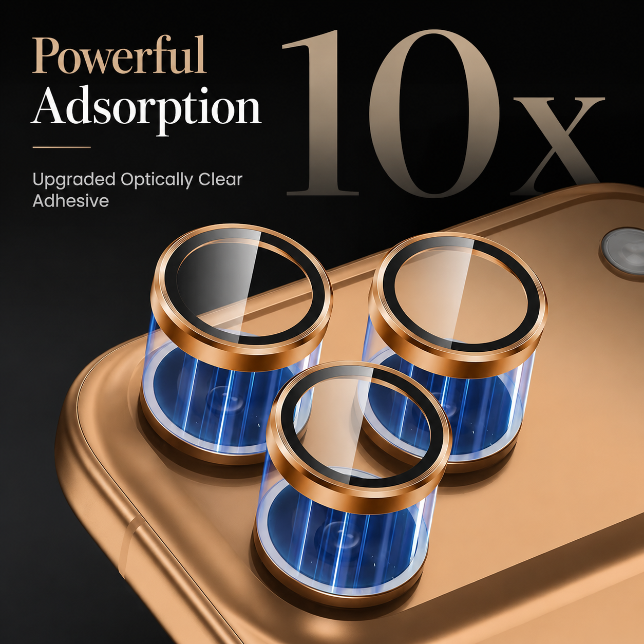 Premium iPhone Camera Lens Protector Tempered Glass Metal Ring Scratch Resistant Shockproof Anti Dust Precision Fit Protective Cover