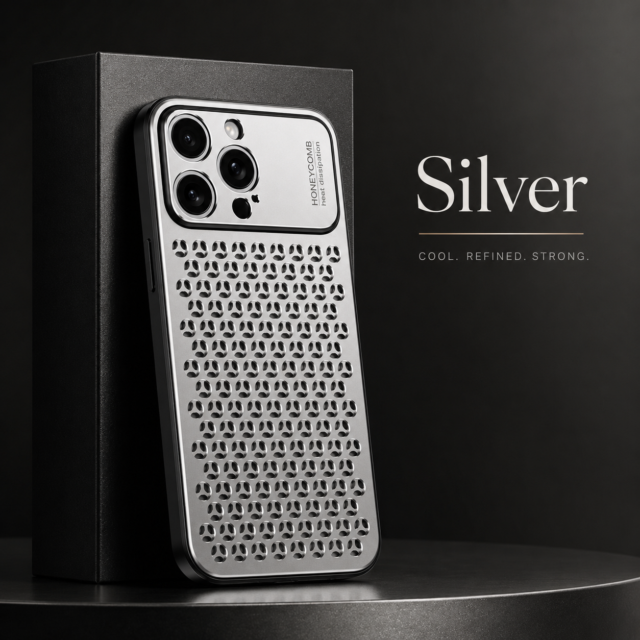 Premium iPhone Case Aluminum Alloy Protective Cover Breathable Metal Design Anti Fingerprint Scratch Resistant Slim Frame