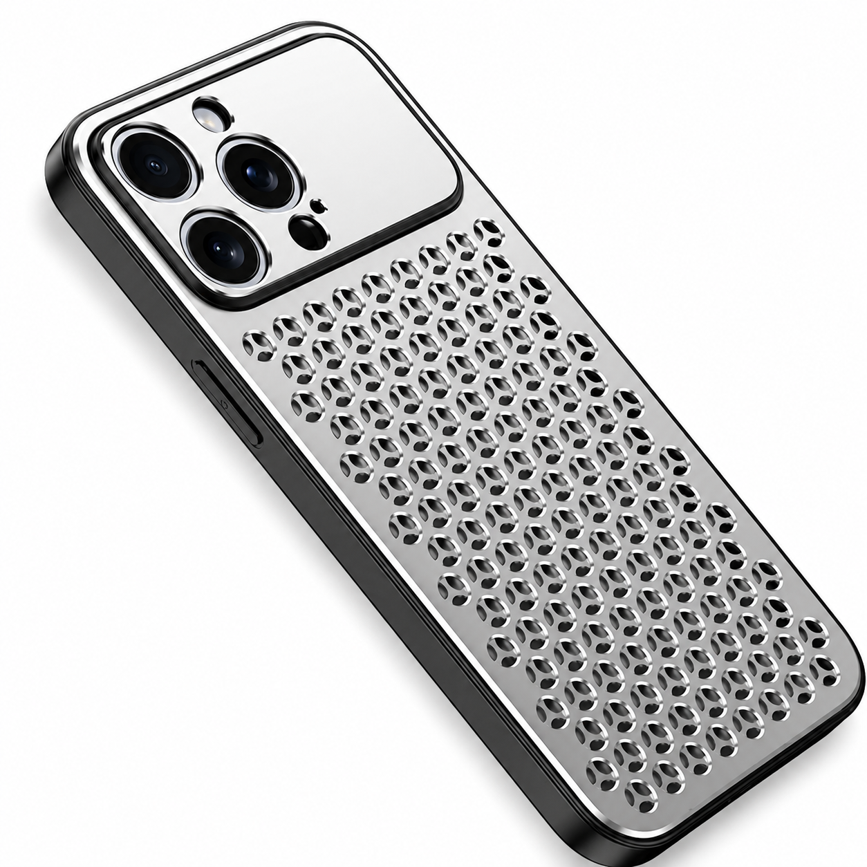 Premium iPhone Case Aluminum Alloy Protective Cover Breathable Metal Design Anti Fingerprint Scratch Resistant Slim Frame