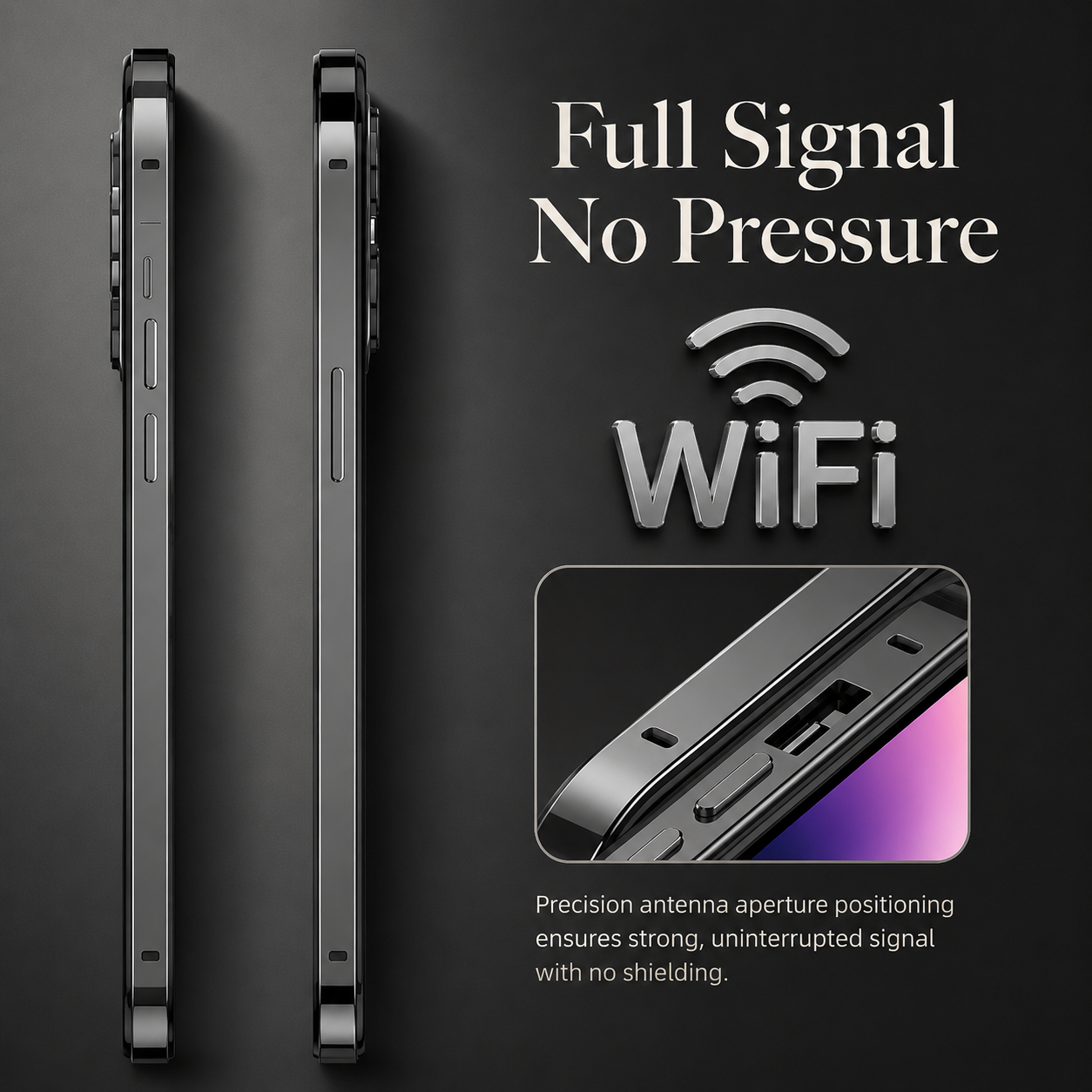 Premium iPhone Case Aluminum Metal Frame Bumper Cover Silicone Protection Shockproof Durable Rugged Edge Protection Case