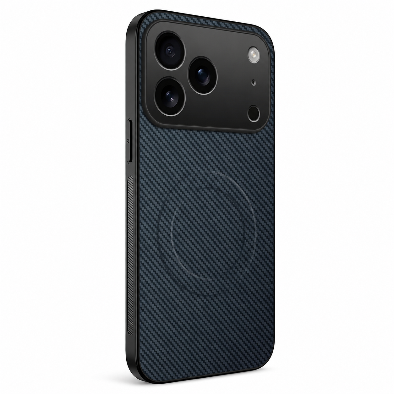 Premium iPhone Case Carbon Fiber Magnetic Leather Cover MagSafe Compatible Ultra Thin Protective Case