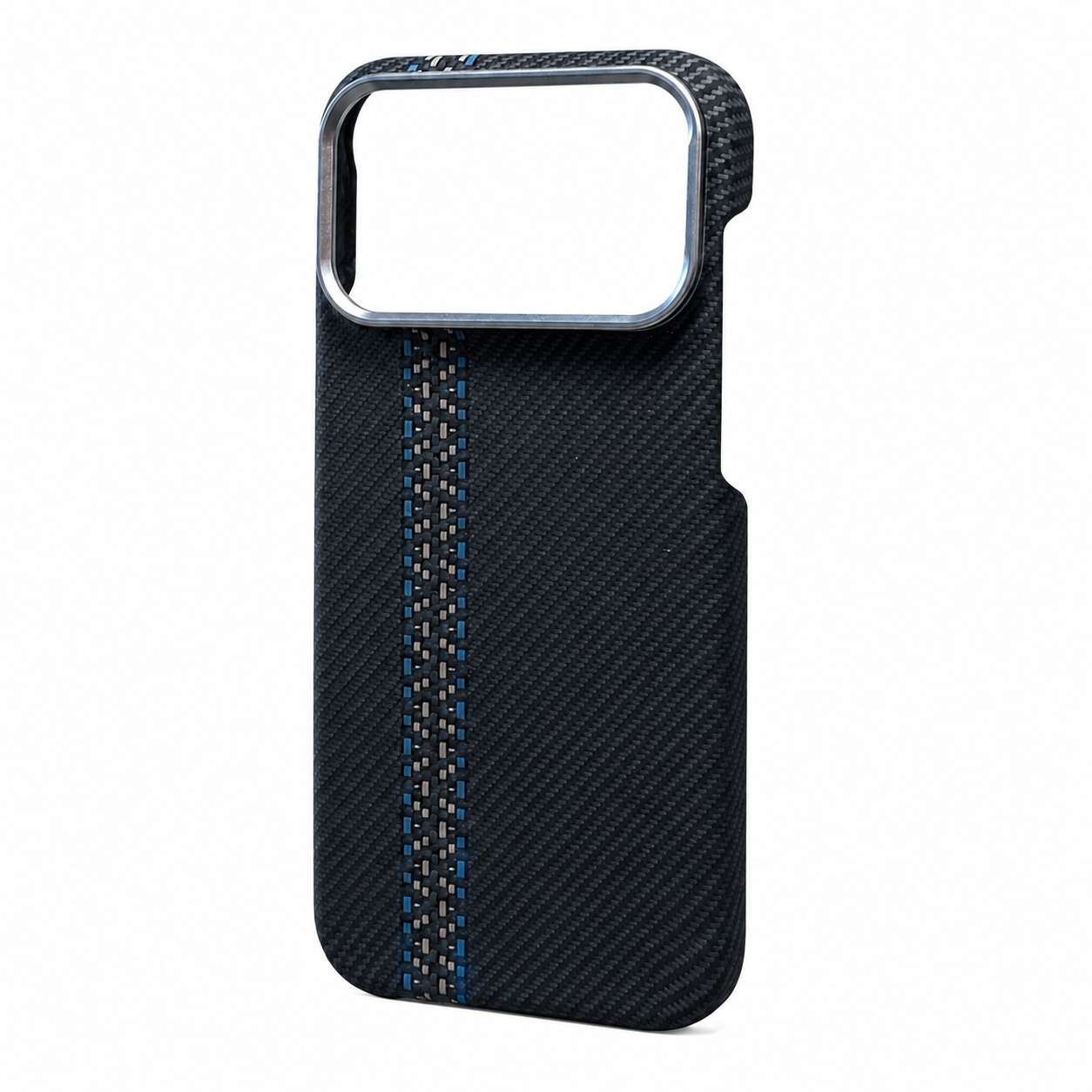 Premium iPhone Case Carbon Fiber Texture Magnetic MagSafe Compatible Shock Absorbing Hybrid Protective Cover