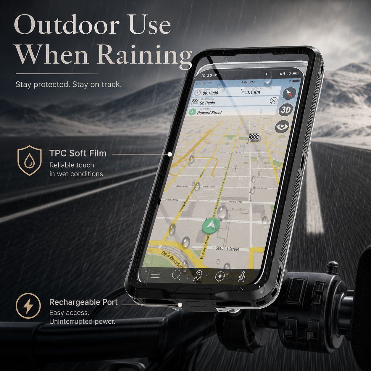 Premium iPhone Case IP68 Waterproof Protective Cover Full Body Shockproof Vacuum Seal Underwater Protection