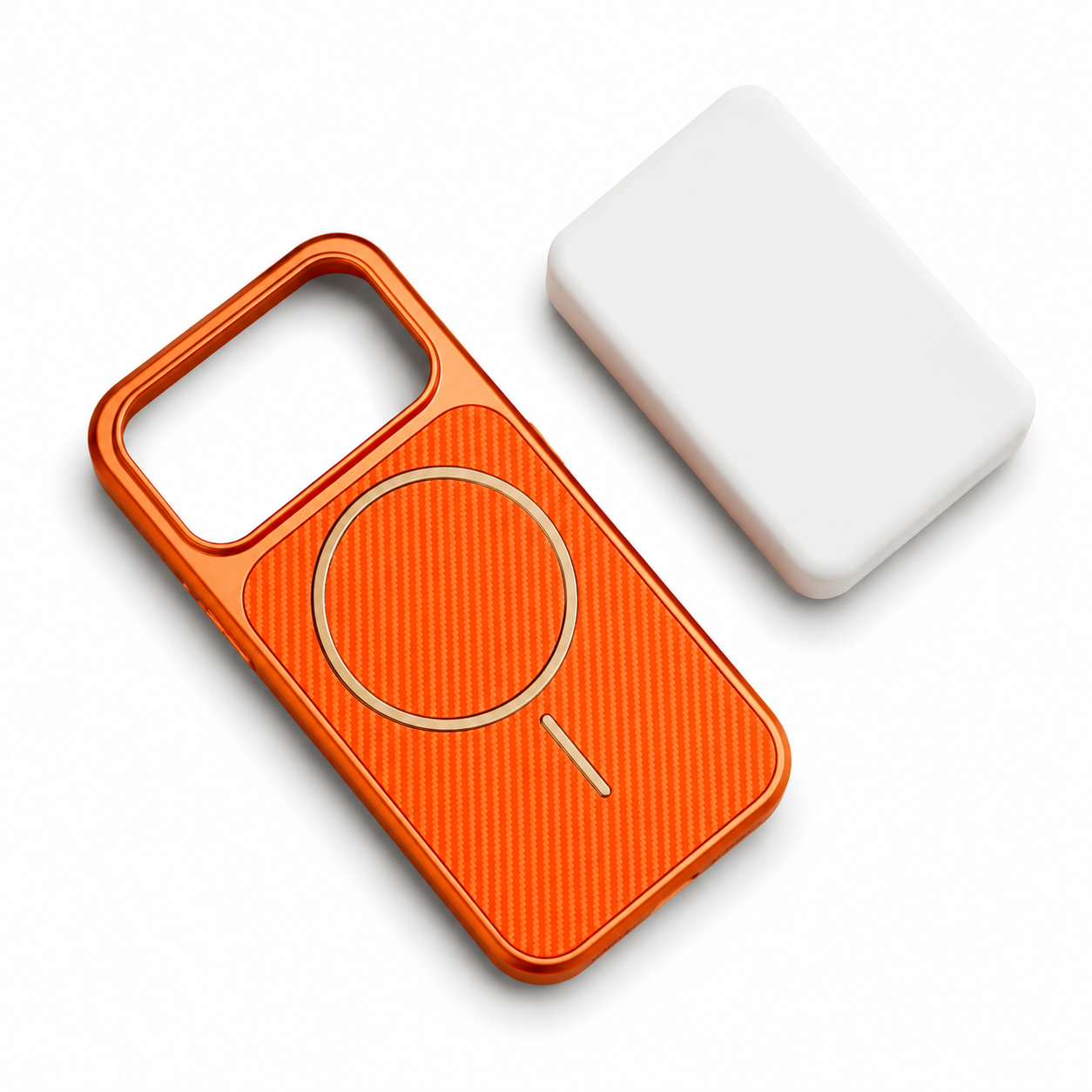 Premium iPhone Case MagSafe Carbon Fiber Cover Electroplated Shockproof Scratch Resistant Lightweight Wireless Charging Protective Full Coverage