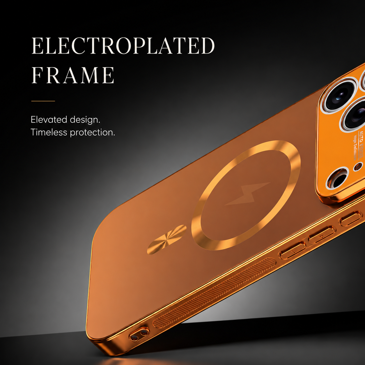 Premium iPhone Case MagSafe Compatible Aluminum Frame Cover Magnetic Shockproof Matte Back Raised Camera Lens Protection