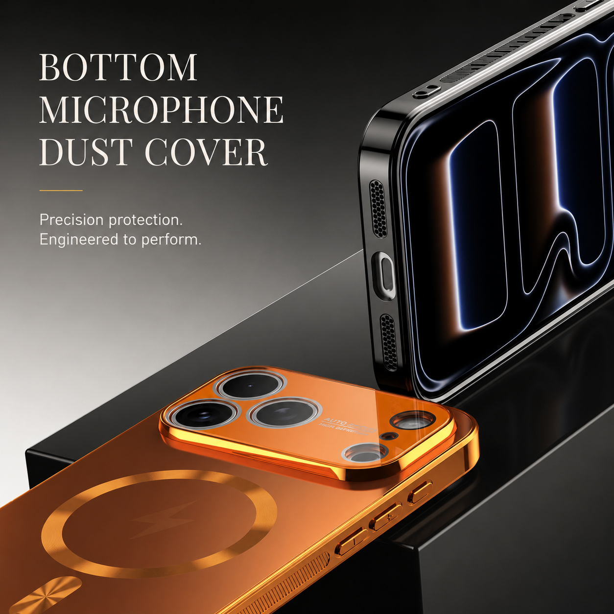 Premium iPhone Case MagSafe Compatible Aluminum Frame Cover Magnetic Shockproof Matte Back Raised Camera Lens Protection