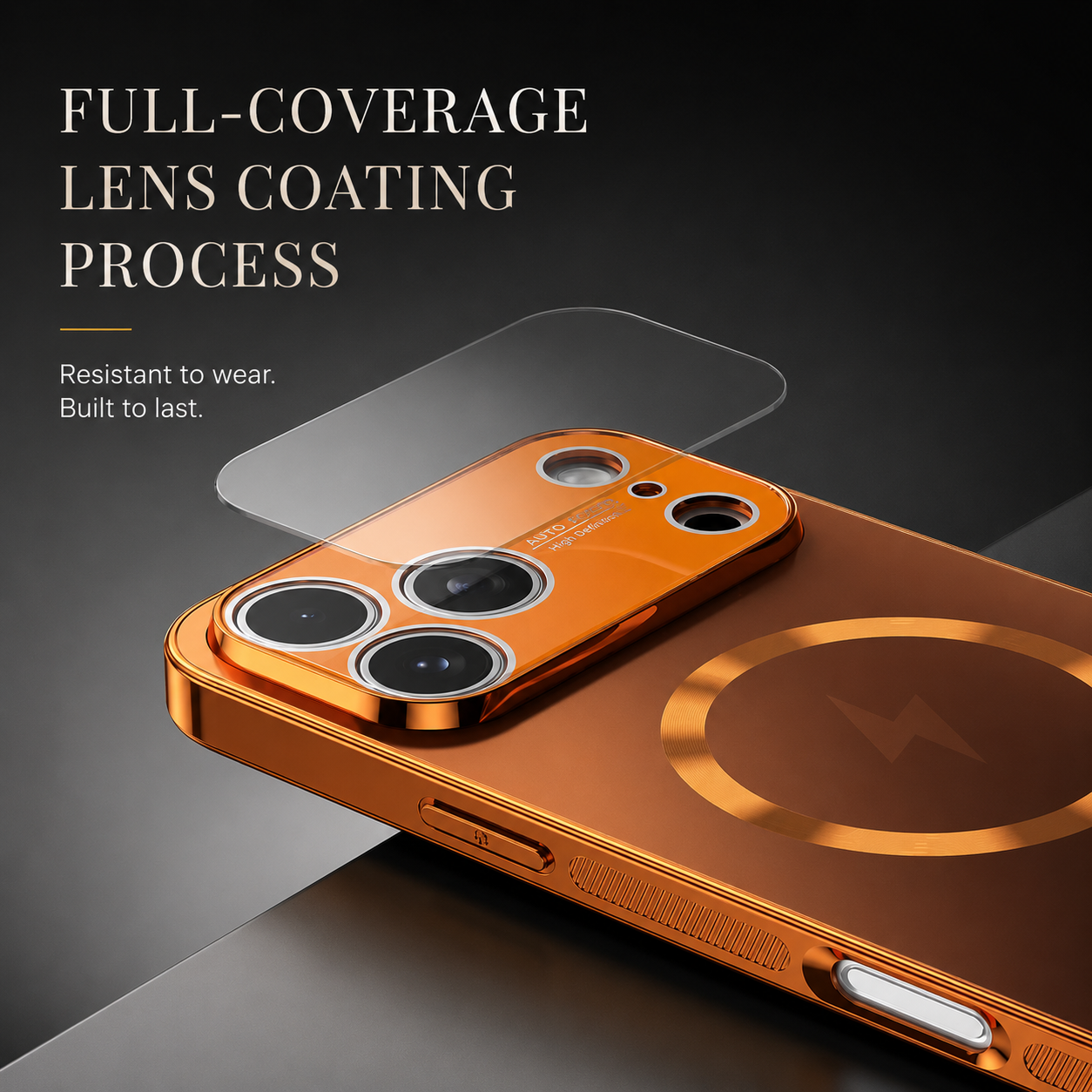 Premium iPhone Case MagSafe Compatible Aluminum Frame Cover Magnetic Shockproof Matte Back Raised Camera Lens Protection