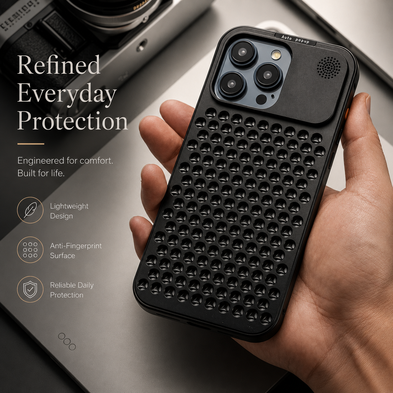 Premium iPhone Case MagSafe Compatible Aluminum Heat Dissipation Cover Shockproof Protection