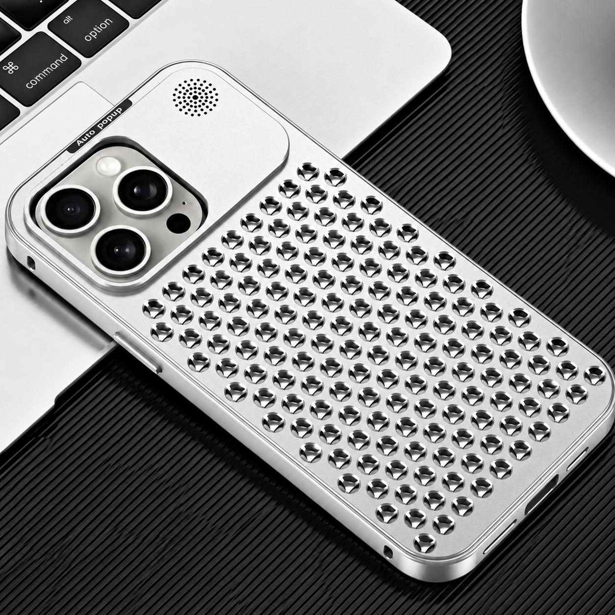 Premium iPhone Case MagSafe Compatible Aluminum Heat Dissipation Cover Shockproof Protection