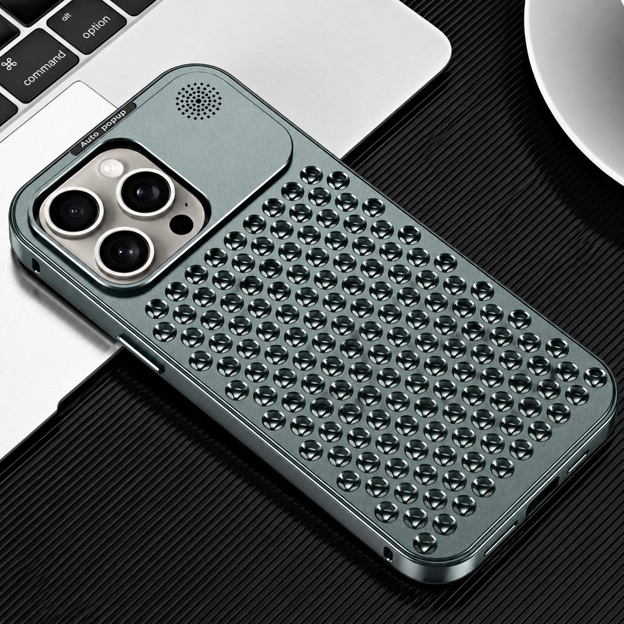 Premium iPhone Case MagSafe Compatible Aluminum Heat Dissipation Cover Shockproof Protection