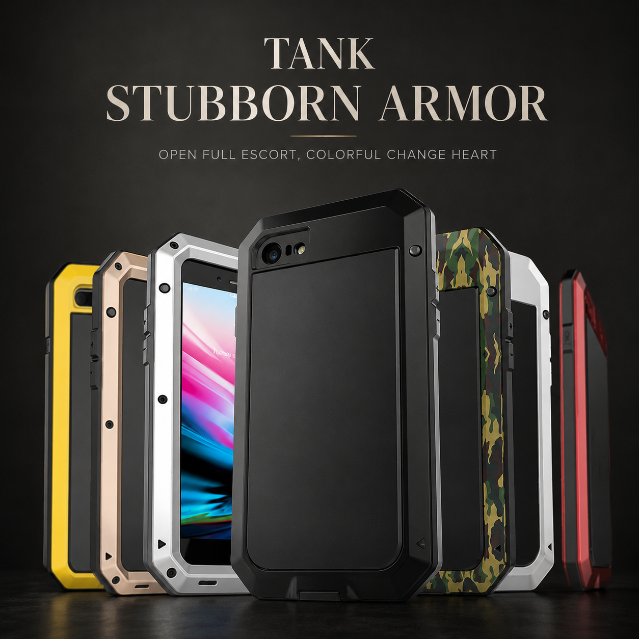 Premium iPhone Case MagSafe Compatible Aluminum Metal Frame Cover Full Body Protection