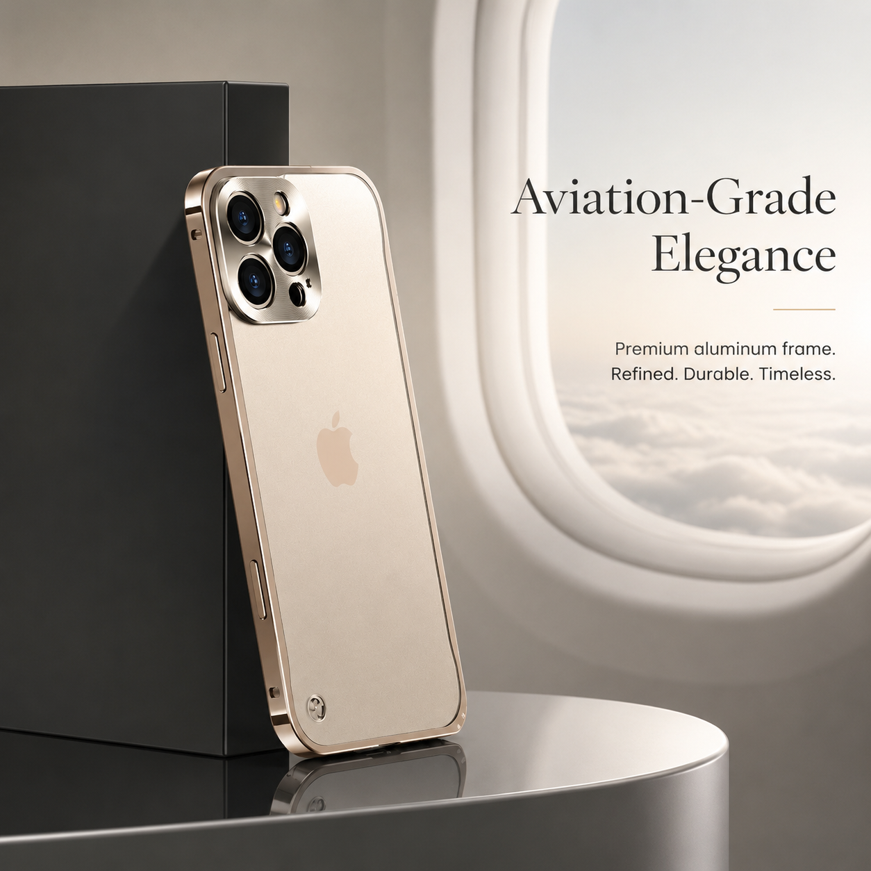 Premium iPhone Case MagSafe Compatible Aluminum Metal Frame Cover Shockproof Full Protection Slim Design