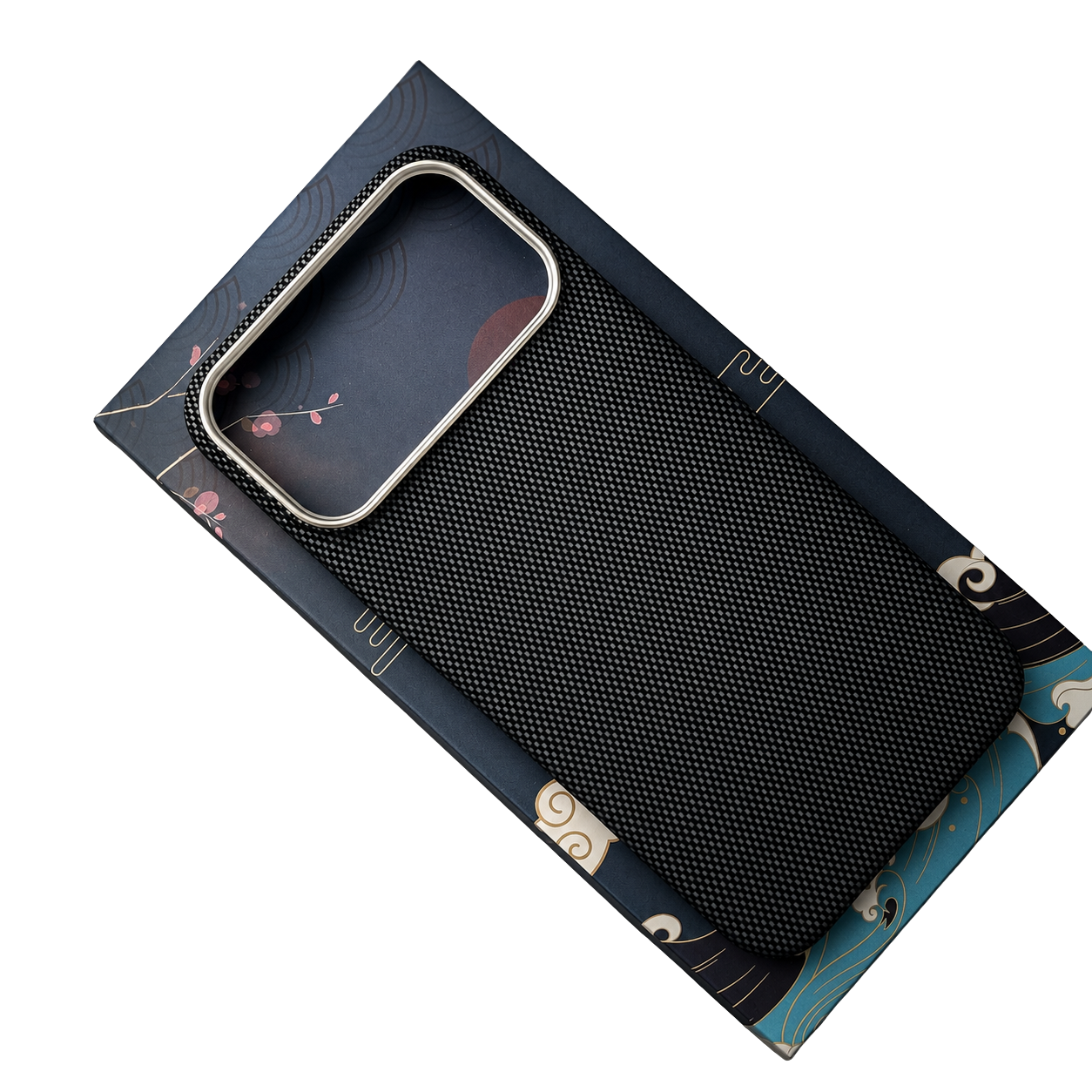 Premium iPhone Case MagSafe Compatible Aramid Carbon Fiber Cover Ultra Thin Lightweight Shockproof Protection