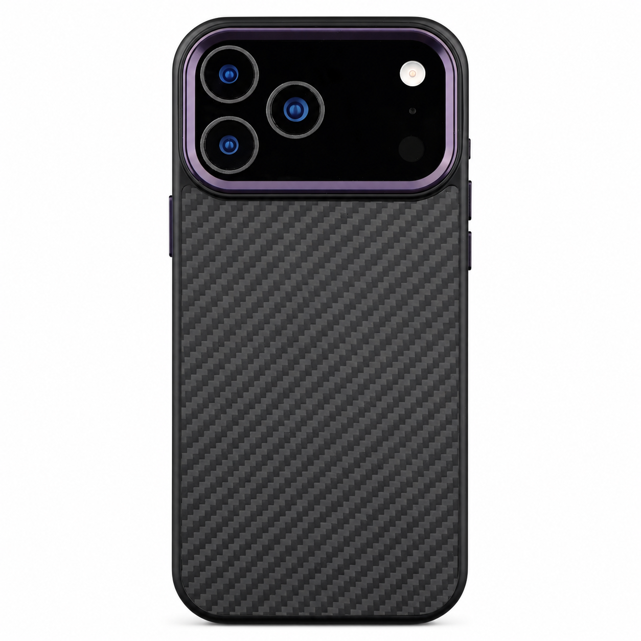 Premium iPhone Case MagSafe Compatible Aramid Fiber Cover Ultra Thin Lightweight Full Protection Shockproof Design