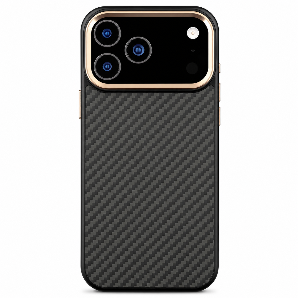 Premium iPhone Case MagSafe Compatible Aramid Fiber Cover Ultra Thin Lightweight Full Protection Shockproof Design