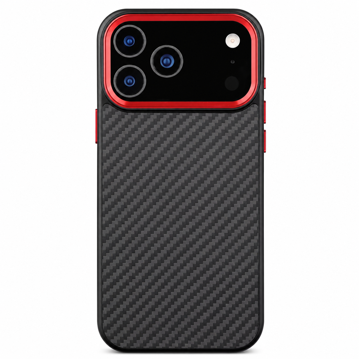 Premium iPhone Case MagSafe Compatible Aramid Fiber Cover Ultra Thin Lightweight Full Protection Shockproof Design