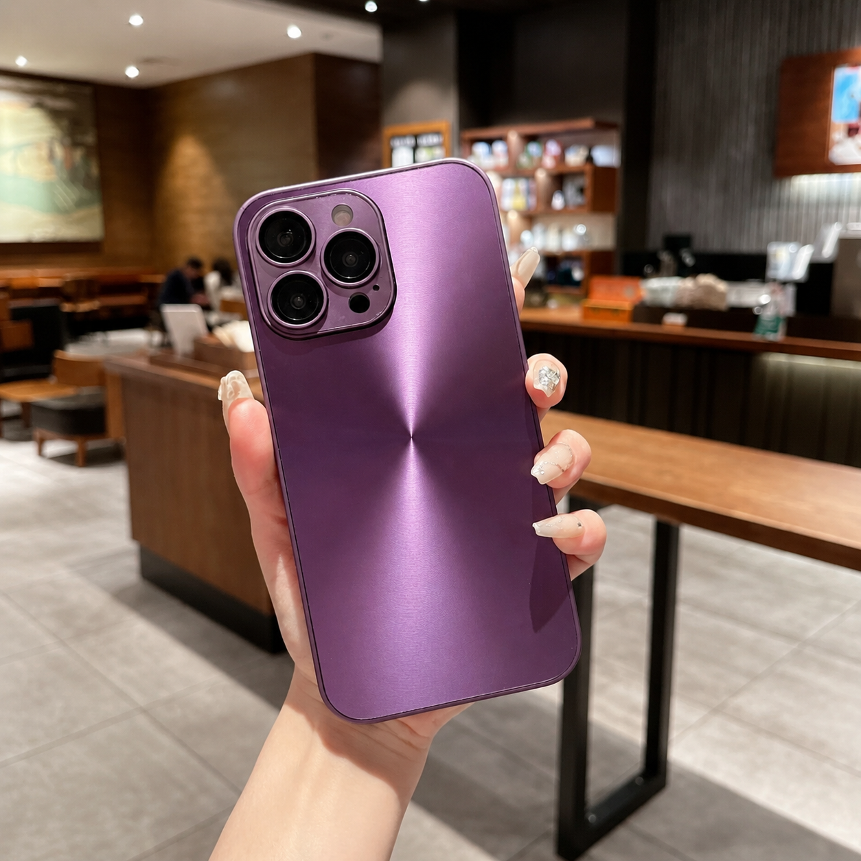 Premium iPhone Case MagSafe Compatible Aurora Matte Cover Color Shift Shockproof Slim Protection