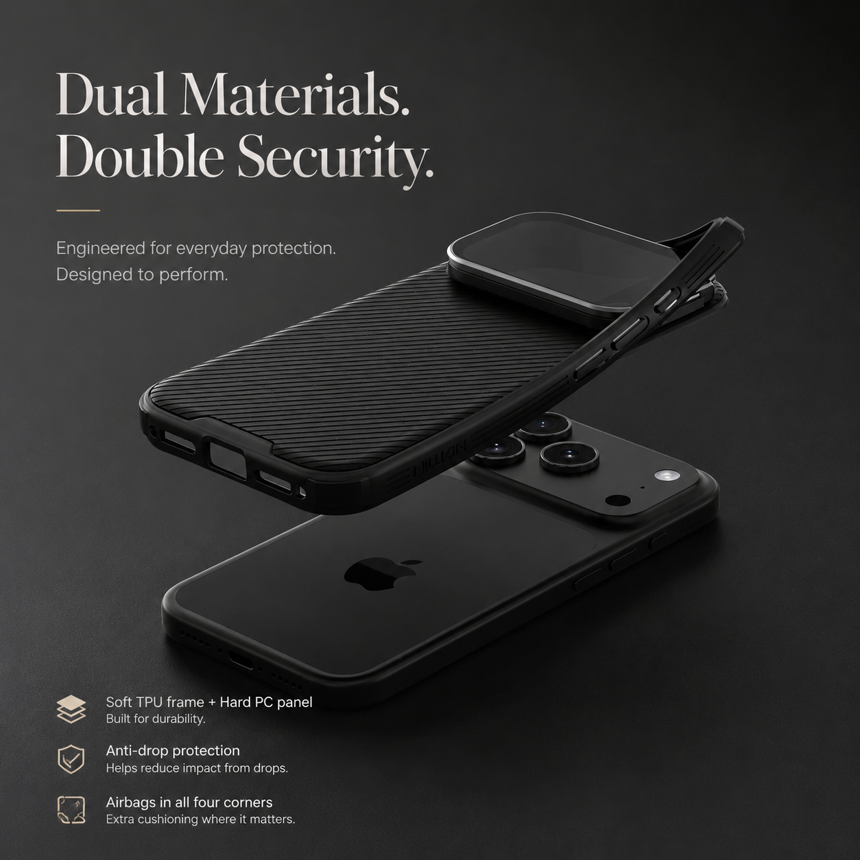 Premium iPhone Case MagSafe Compatible CamShield Lens Stand Cover Shockproof Rugged Protection