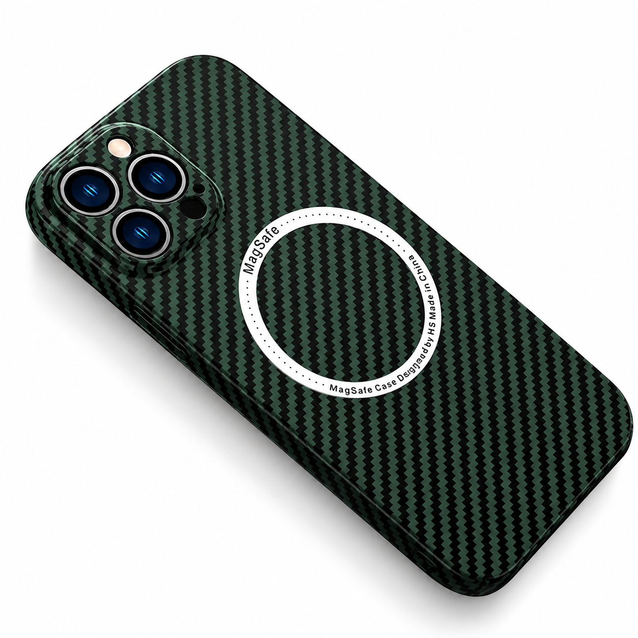 Premium iPhone Case MagSafe Compatible Carbon Fiber Magnetic Cover Shockproof Slim Lightweight Design