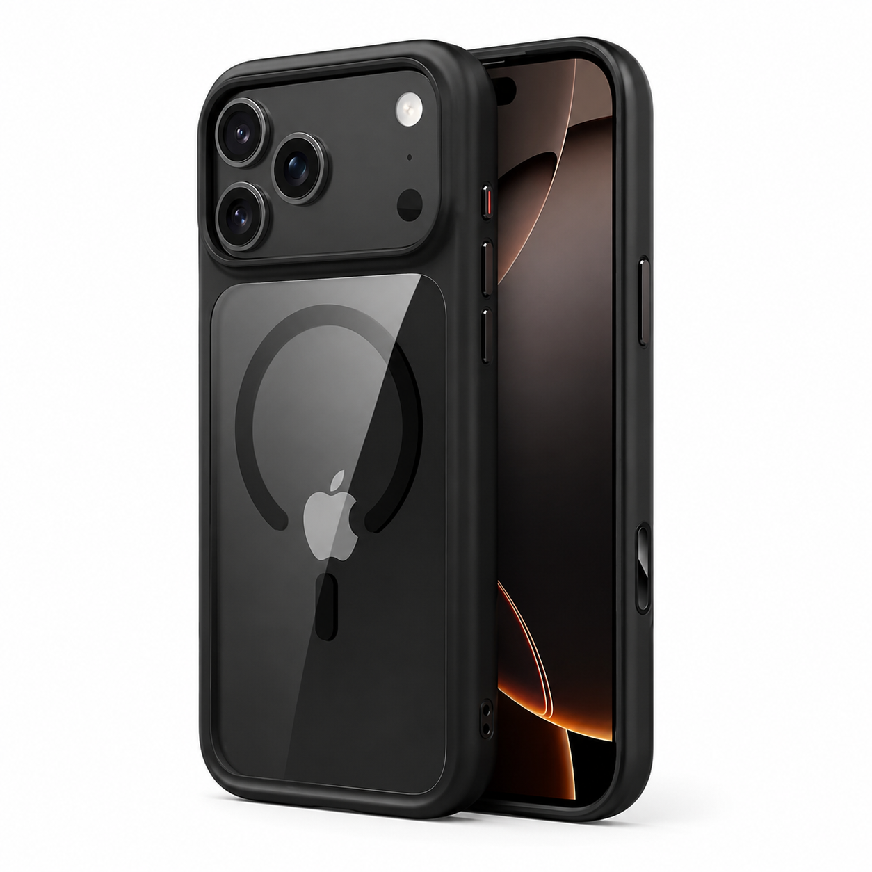 Premium iPhone Case Magnetic Clear Armor Cover MagSafe Compatible Shockproof Camera Protection Anti Scratch Full Coverage