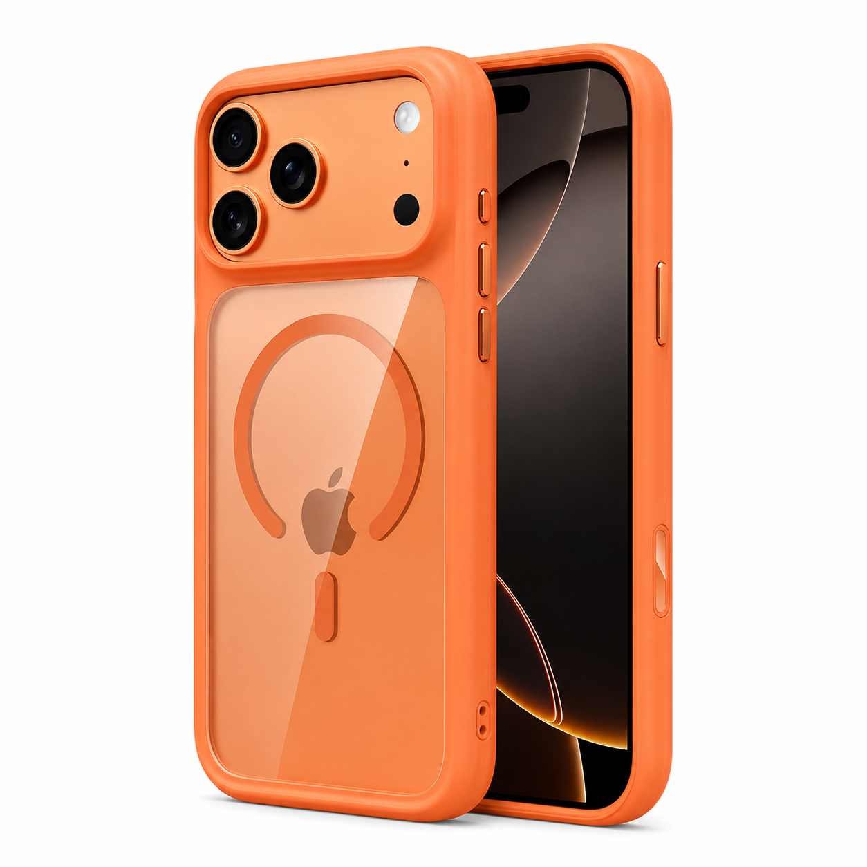 Premium iPhone Case Magnetic Clear Armor Cover MagSafe Compatible Shockproof Camera Protection Anti Scratch Full Coverage