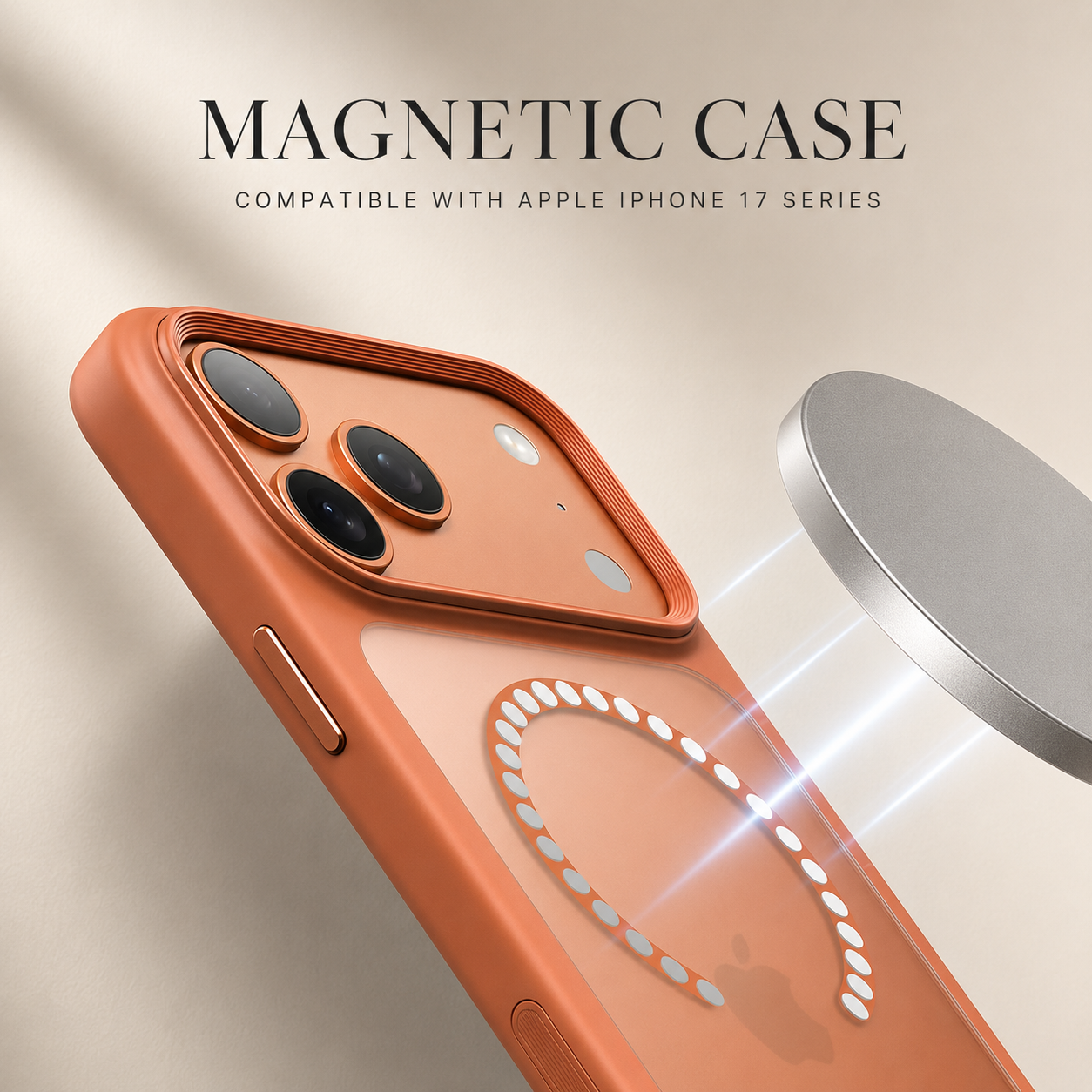 Premium iPhone Case MagSafe Compatible Clear Protective Cover Shockproof Armor Camera Lens Protection Anti Scratch Slim Design