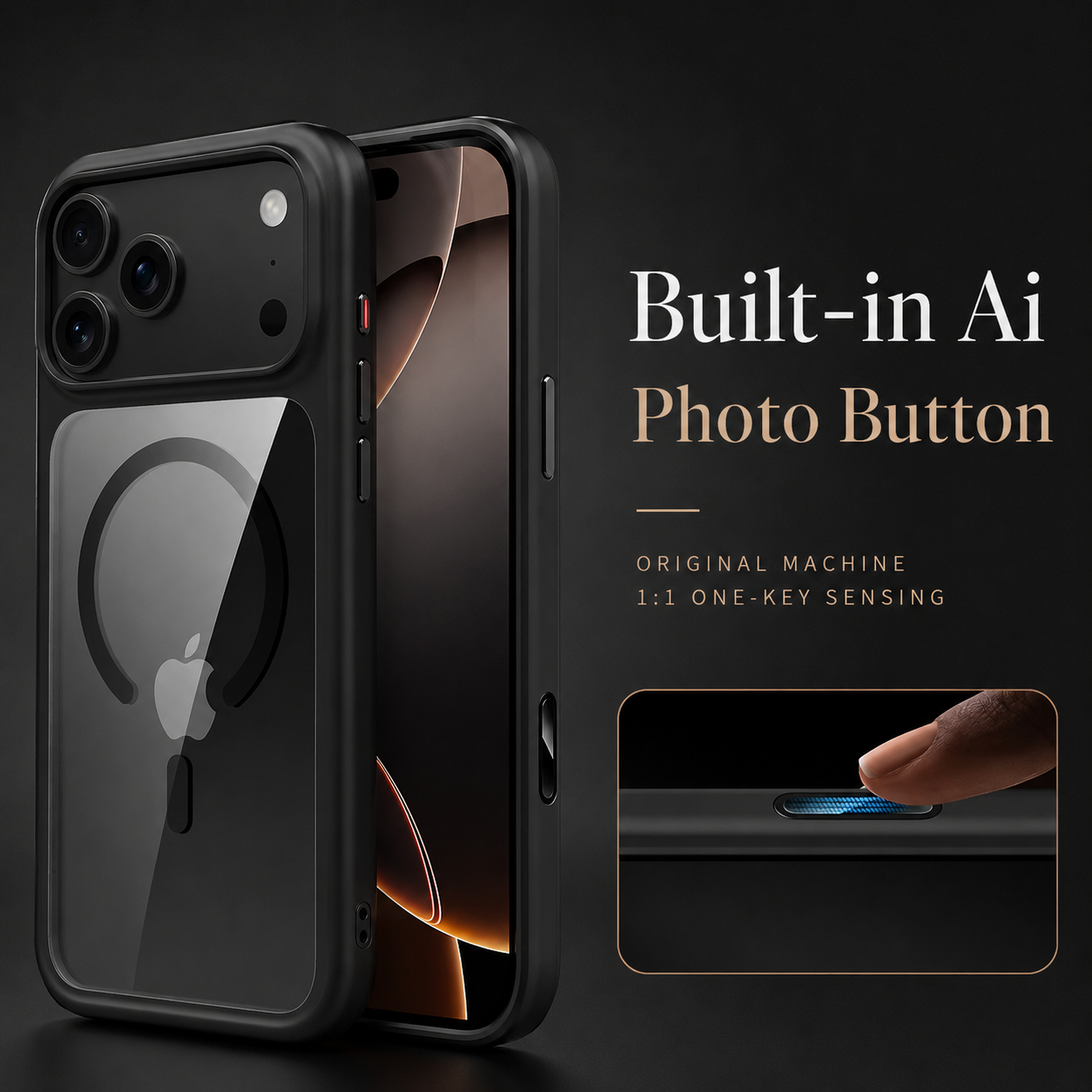 Premium iPhone Case MagSafe Compatible Clear Protective Cover Shockproof Armor Camera Lens Protection Anti Scratch Slim Design