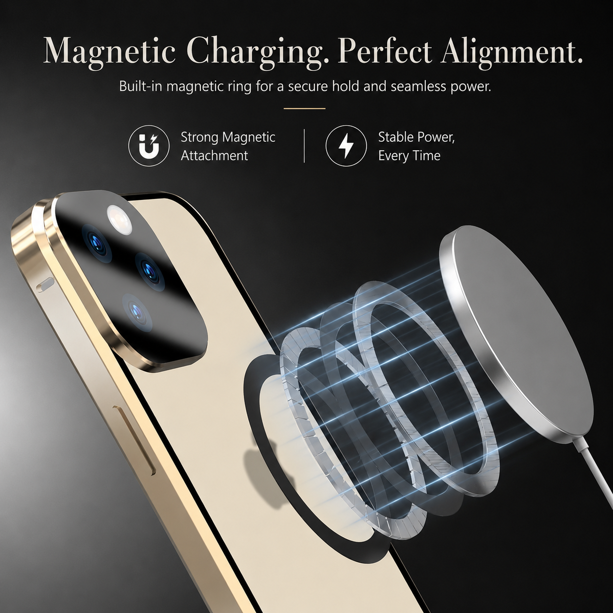 Premium iPhone Case MagSafe Compatible Double-Sided Glass Cover Metal Frame 360° Protection