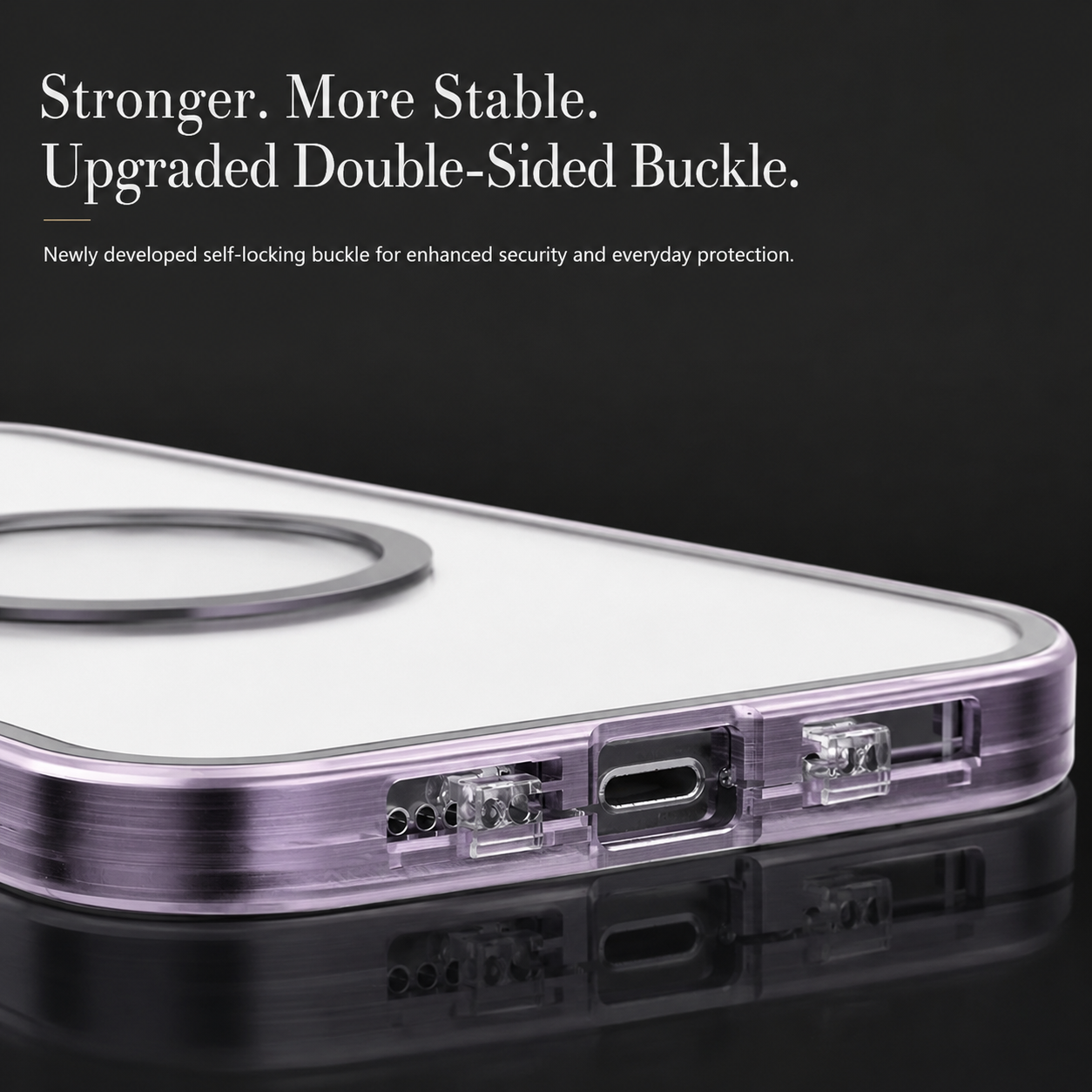 Premium iPhone Case MagSafe Compatible Double-Sided Glass Cover Metal Frame 360° Protection