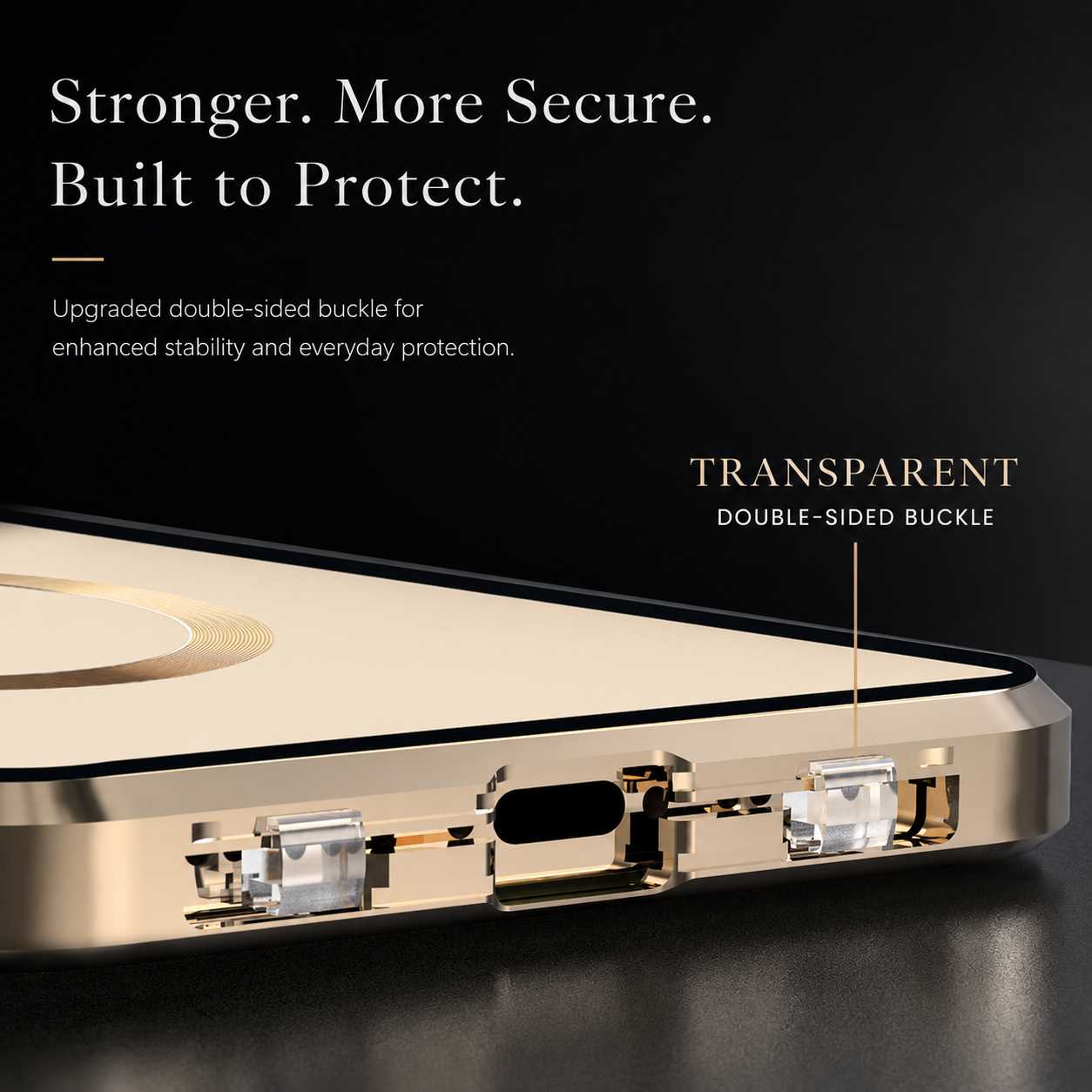 Premium iPhone Case MagSafe Compatible Double-Sided Glass Cover Metal Frame 360° Protection