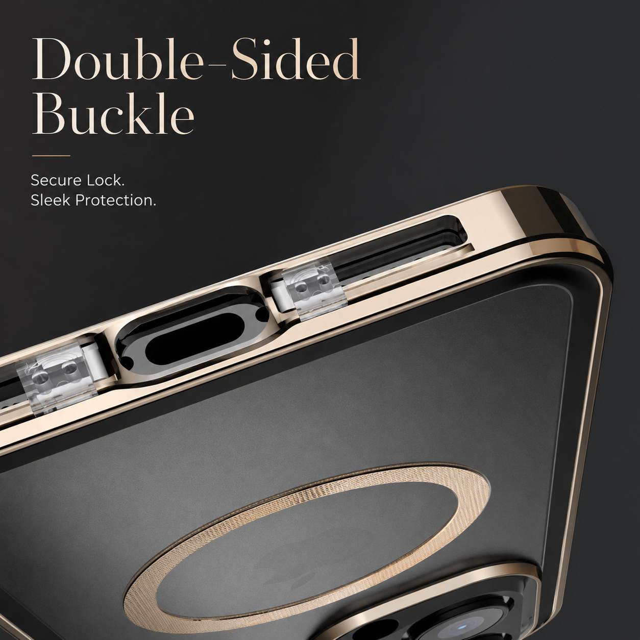 Premium iPhone Case MagSafe Compatible Double-Sided Glass Cover Metal Frame 360° Protection
