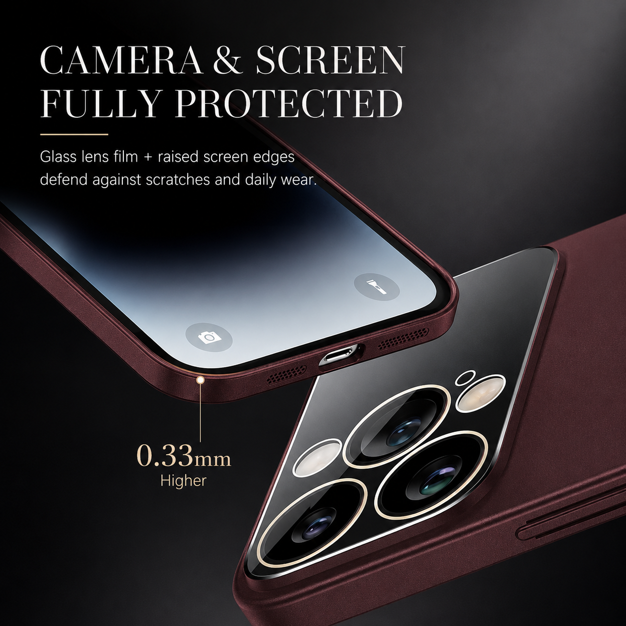 Premium iPhone Case MagSafe Compatible Double-Sided Tempered Glass Cover Magnetic Frame Protection