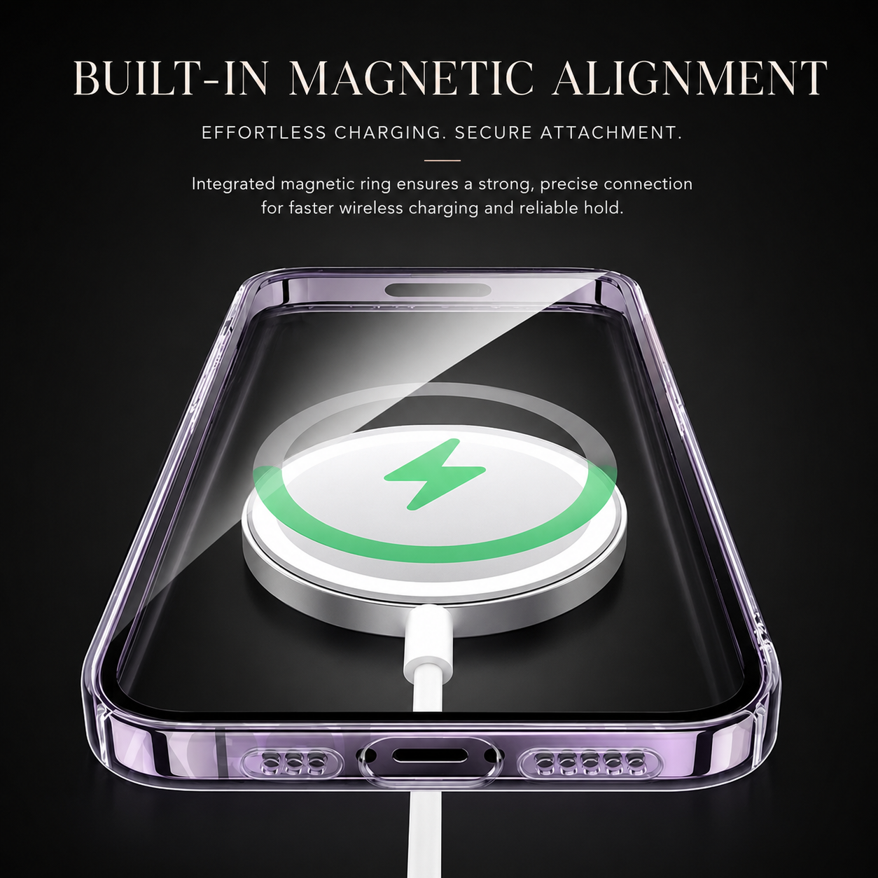 Premium iPhone Case MagSafe Compatible Double-Sided Tempered Glass Cover Metal Frame Ultra Thin Protection
