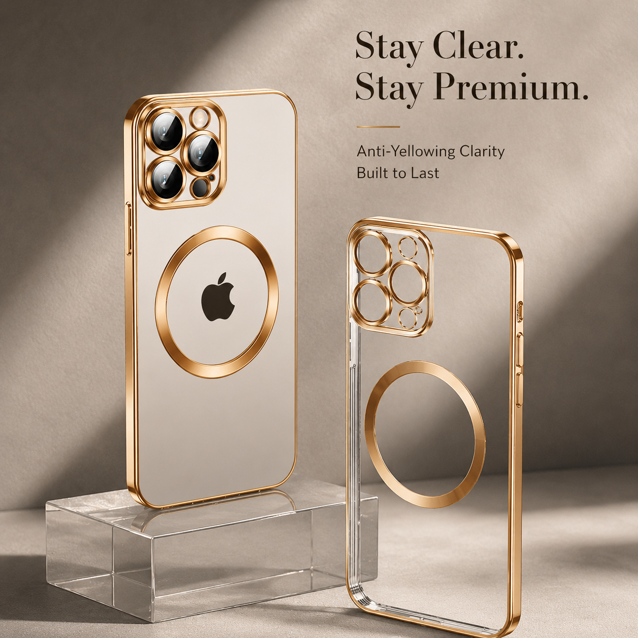 Premium iPhone Case MagSafe Compatible Double-Sided Tempered Glass Cover Metal Frame Ultra Thin Protection