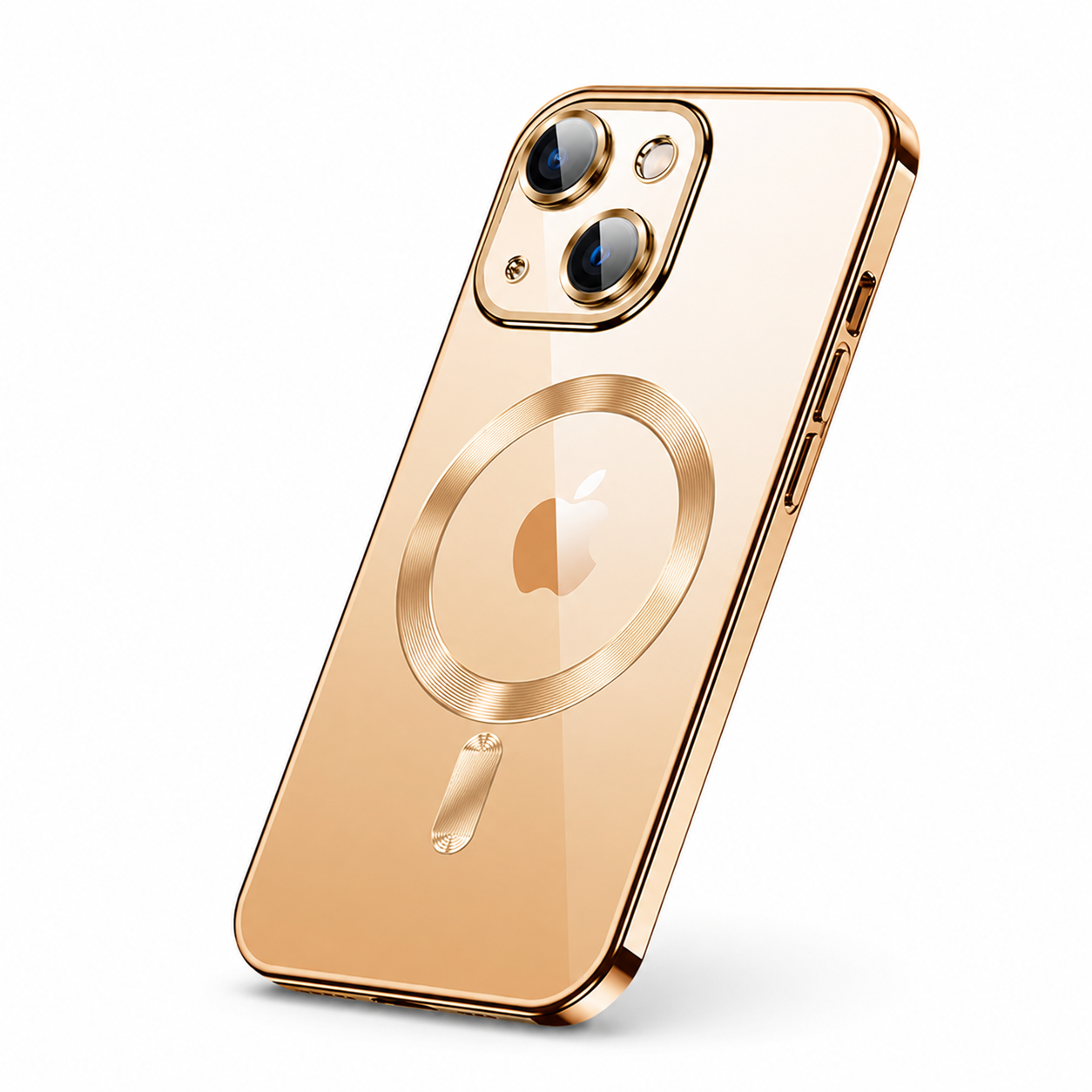 Premium iPhone Case MagSafe Compatible Double-Sided Tempered Glass Cover Metal Frame Ultra Thin Protection