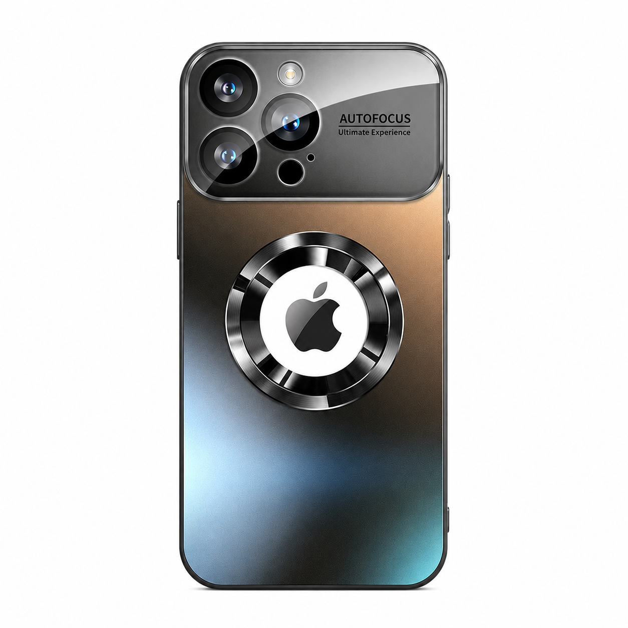 Premium iPhone Case MagSafe Compatible Electroplated Glass Magnetic Shockproof Cover Camera Lens Protection Slim Reflective Hard Back