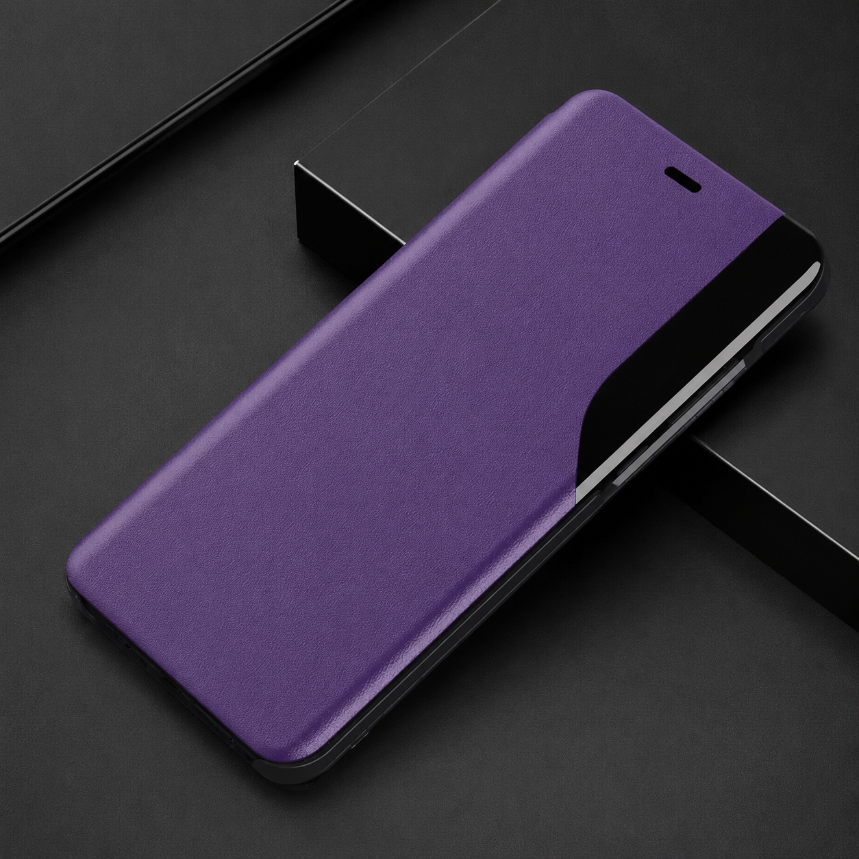 Premium iPhone Case MagSafe Compatible Flip Wallet Cover PU Leather Card Holder Kickstand Full Protection