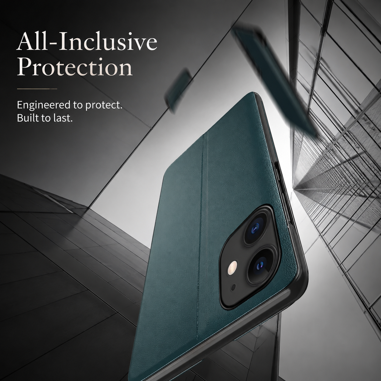 Premium iPhone Case MagSafe Compatible Flip Wallet Cover PU Leather Card Holder Kickstand Full Protection