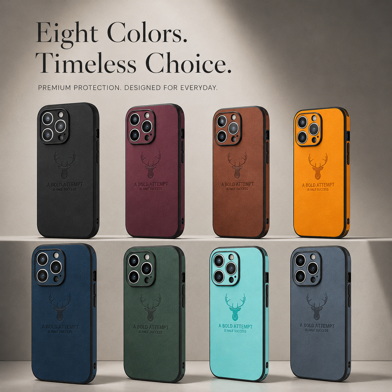 Premium iPhone Case MagSafe Compatible Genuine Leather Vintage Texture Cover Slim Protection
