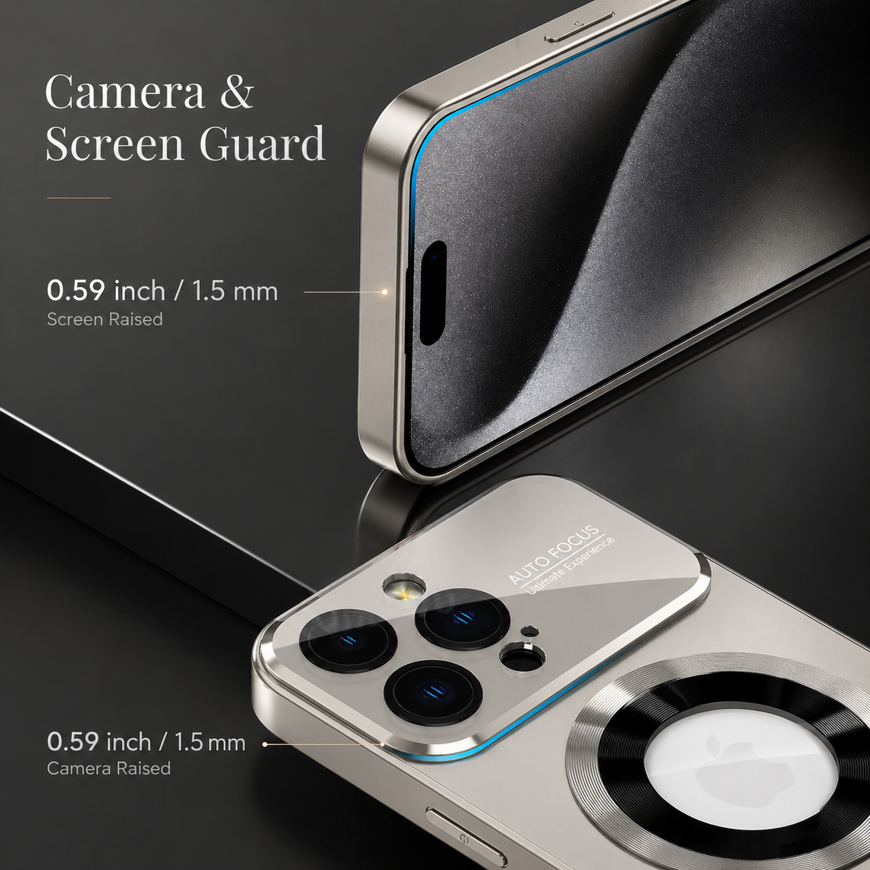 Premium iPhone Case MagSafe Compatible Matte Protective Cover Shockproof PC TPU Camera Lens Protection Slim Full Protection