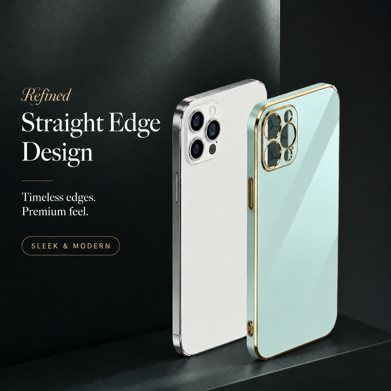 Premium iPhone Case MagSafe Compatible Matte Silicone Cover Plating Frame Shockproof Full Protection Slim Design