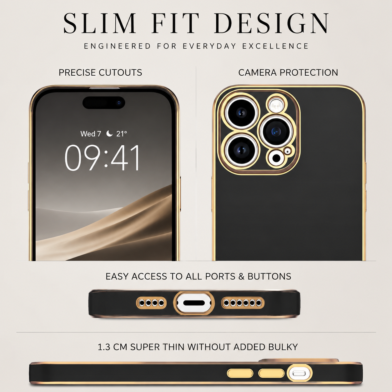 Premium iPhone Case MagSafe Compatible Matte Silicone Cover Plating Frame Shockproof Full Protection Slim Design