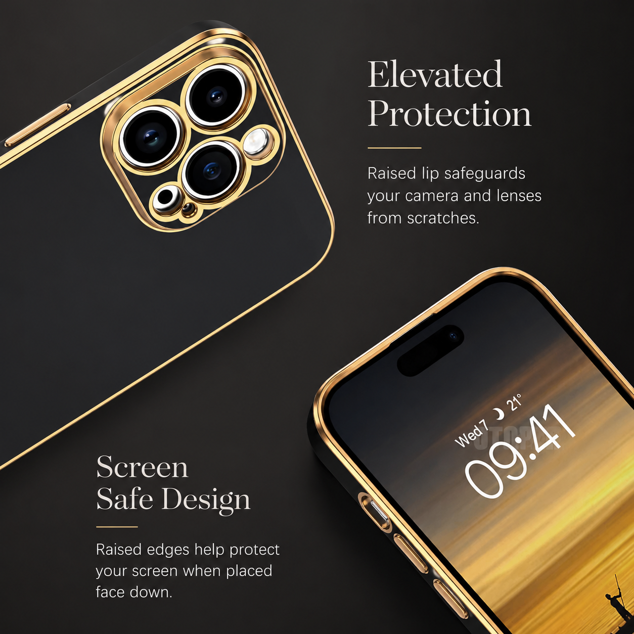 Premium iPhone Case MagSafe Compatible Matte Silicone Cover Plating Frame Shockproof Full Protection Slim Design