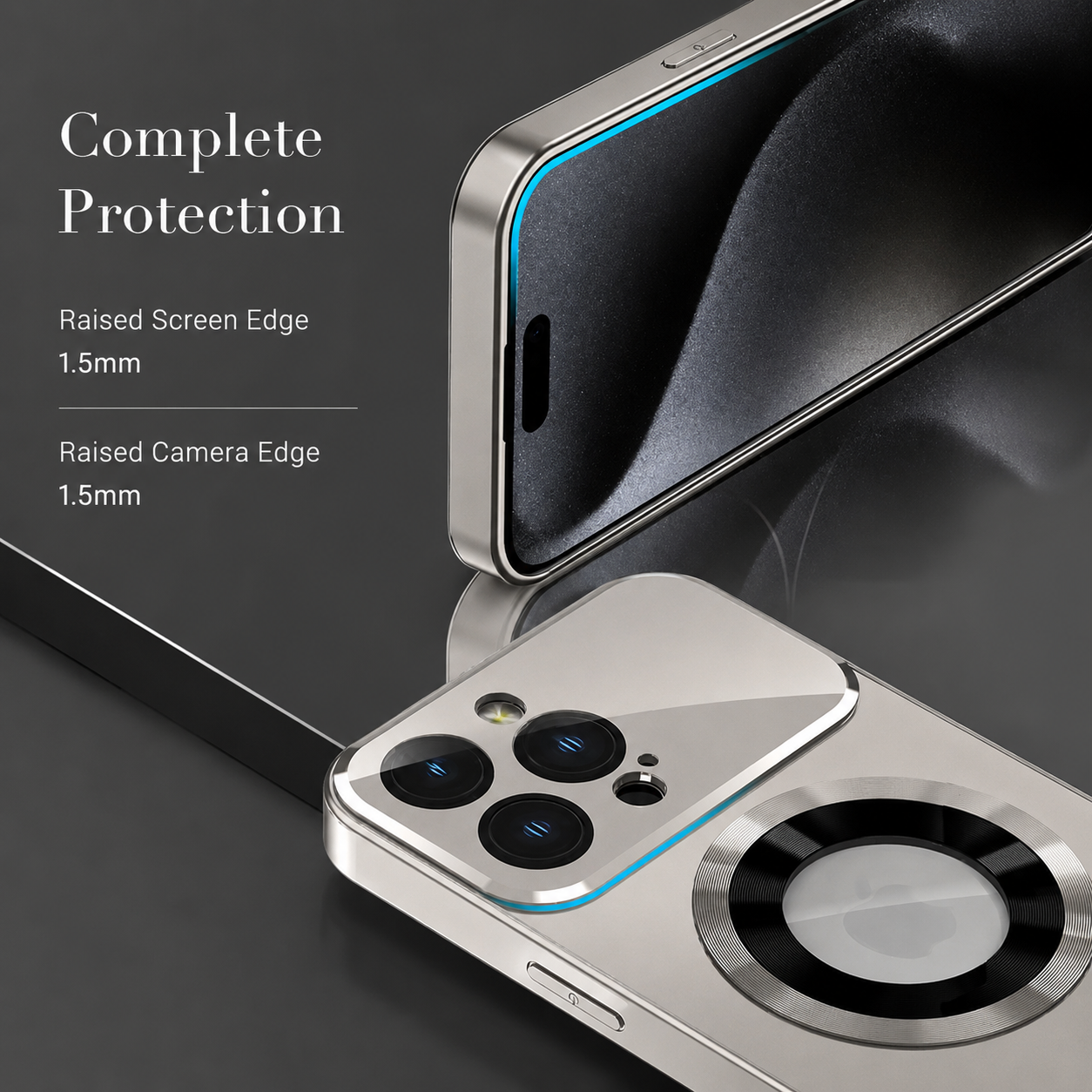 Premium iPhone Case MagSafe Compatible Metallic Matte Cover Magnetic Shockproof Camera Lens Protection PC TPU Full Protection