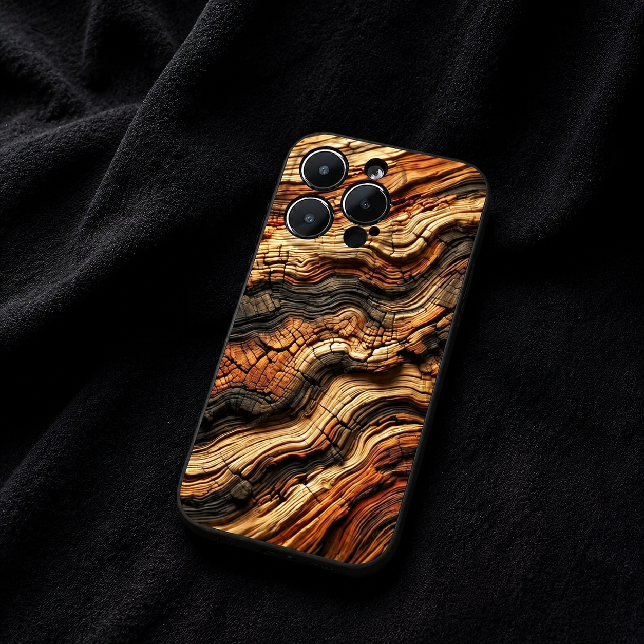 Premium iPhone Case MagSafe Compatible Natural Wood Cover Shockproof TPU Bumper Ultra Thin Protection
