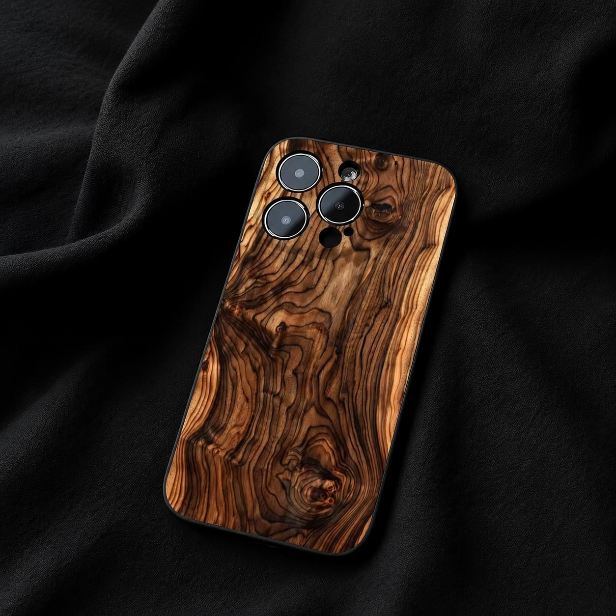Premium iPhone Case MagSafe Compatible Natural Wood Cover Shockproof TPU Bumper Ultra Thin Protection