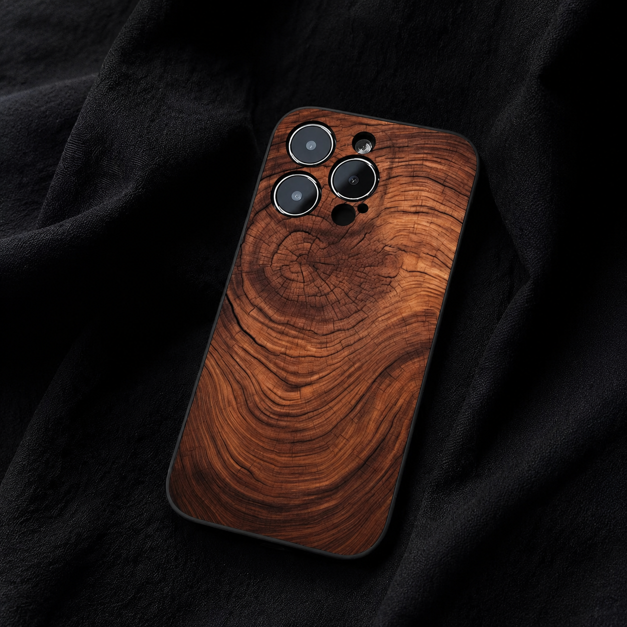Premium iPhone Case MagSafe Compatible Natural Wood Cover Shockproof TPU Bumper Ultra Thin Protection