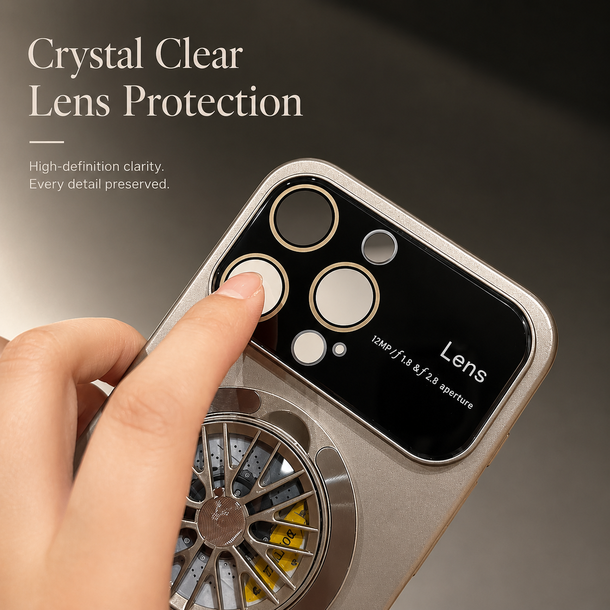 Premium iPhone Case MagSafe Compatible Rotating Ring Stand Cover Shockproof Slim Protection