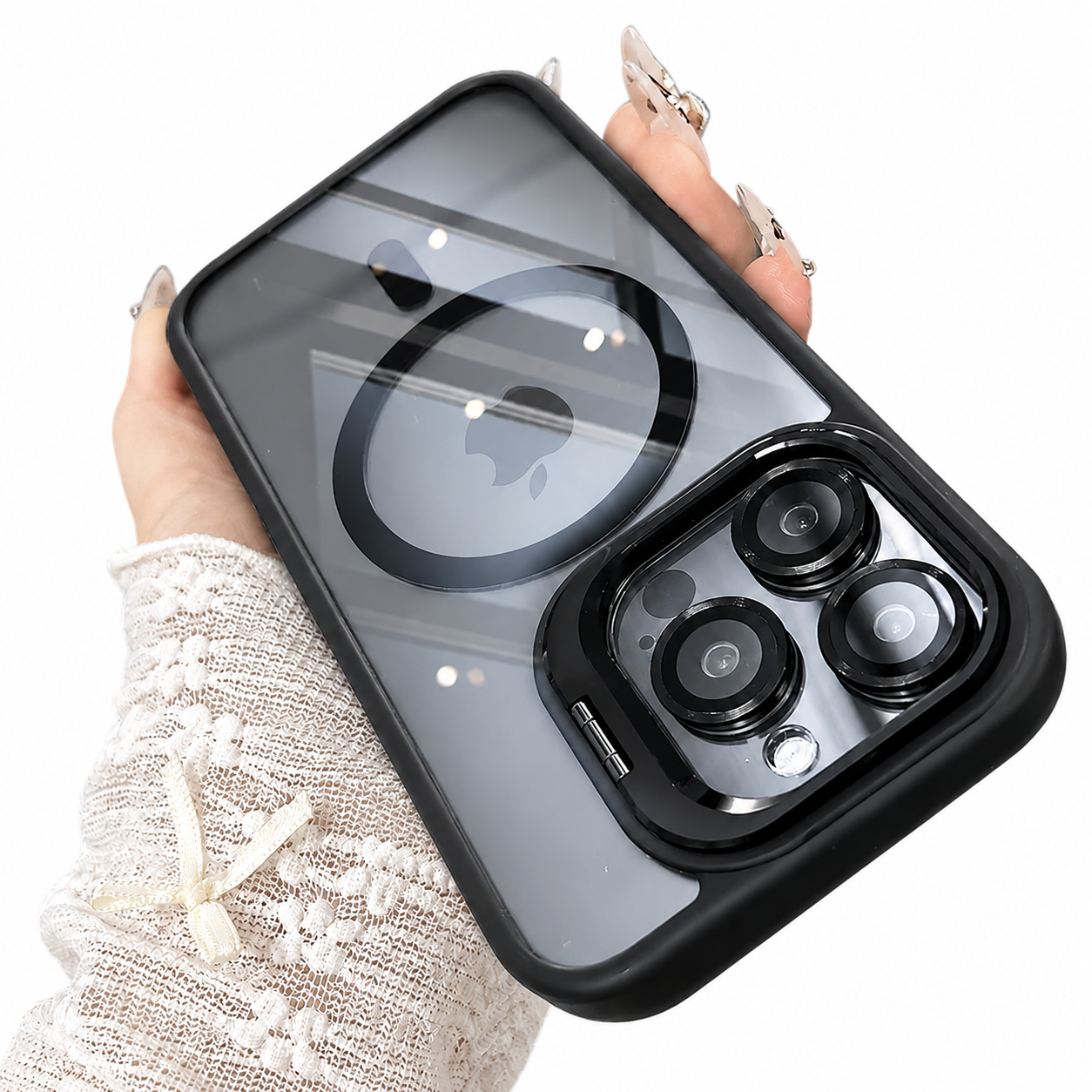 Premium iPhone Case MagSafe Compatible Shockproof Bumper Cover Full Body Protection Camera Lens Guard Slim Design