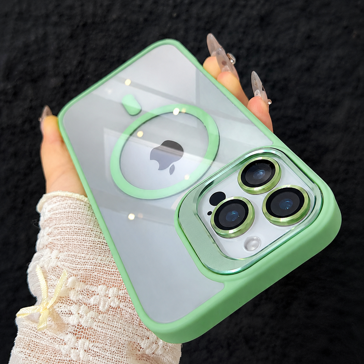 Premium iPhone Case MagSafe Compatible Shockproof Bumper Cover Full Body Protection Camera Lens Guard Slim Design